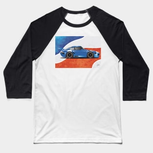 Scenic - German Cup Racer -  Blue Baseball T-Shirt